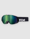 TSG Expect Mini 2.0 Solid Black-Green Goggle