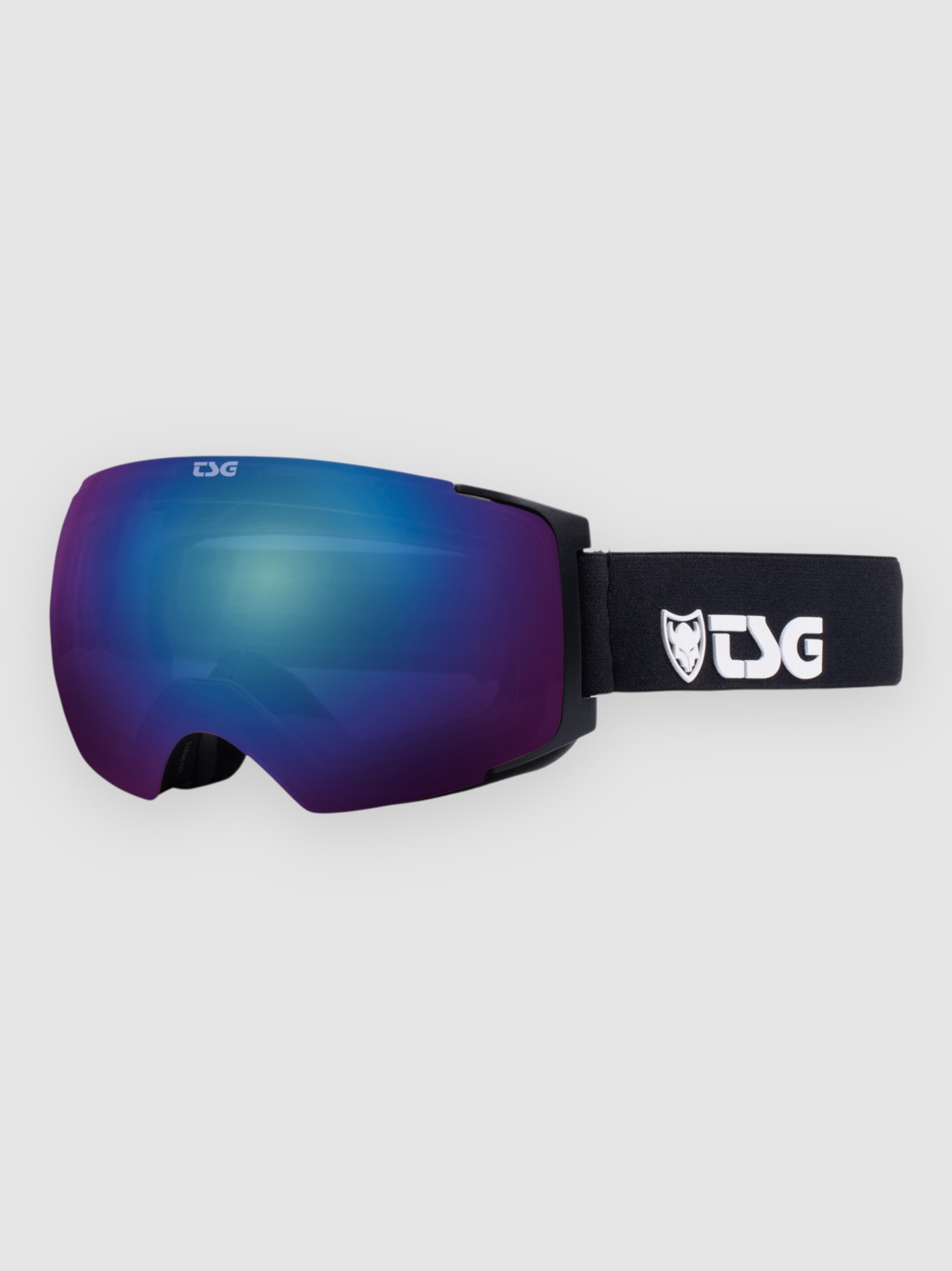TSG Two Solid Black-Blue Goggle blue