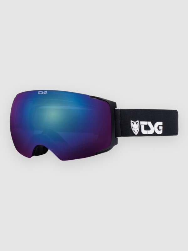 TSG Two Solid Black-Blue Goggle blue