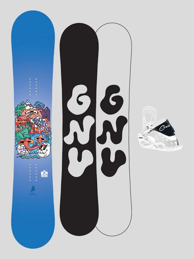 Gnu Recess Package - Mini 2026 Kids Snowboard set