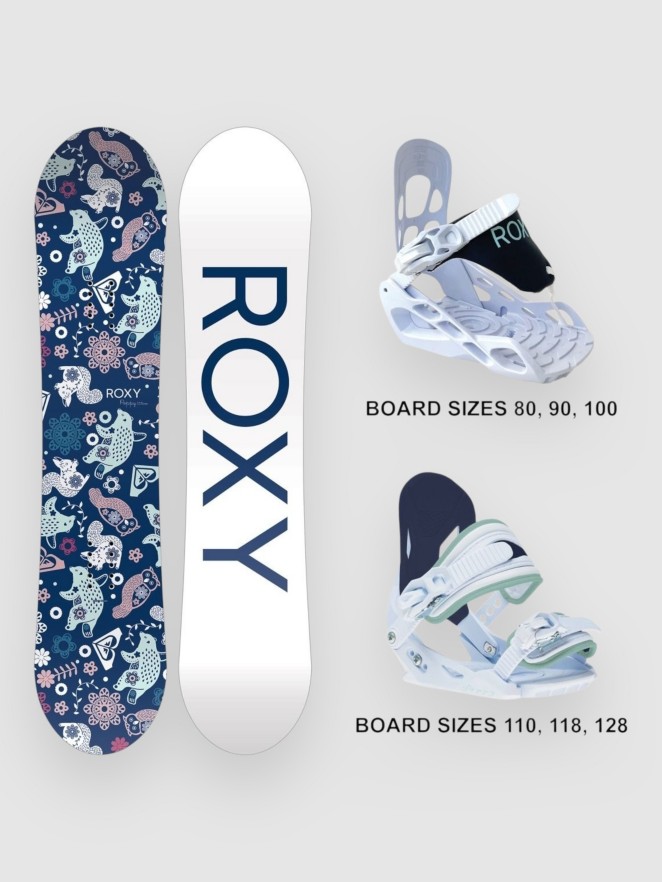 Roxy Poppy Package - Sm 2026 Kids Snowboardpaket
