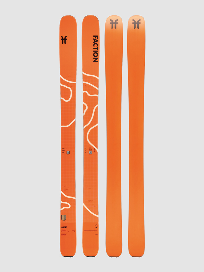 Faction Agent 3 Orange 2026 Ski