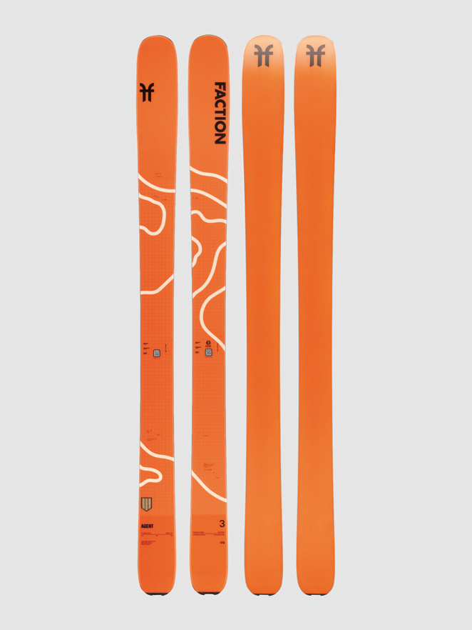 Faction Agent 3 Orange 2026 Skis