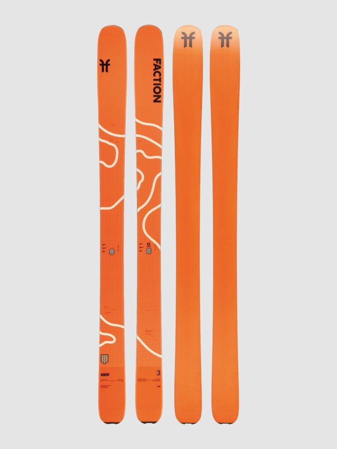 Faction Agent 3 Orange 2026 Skis