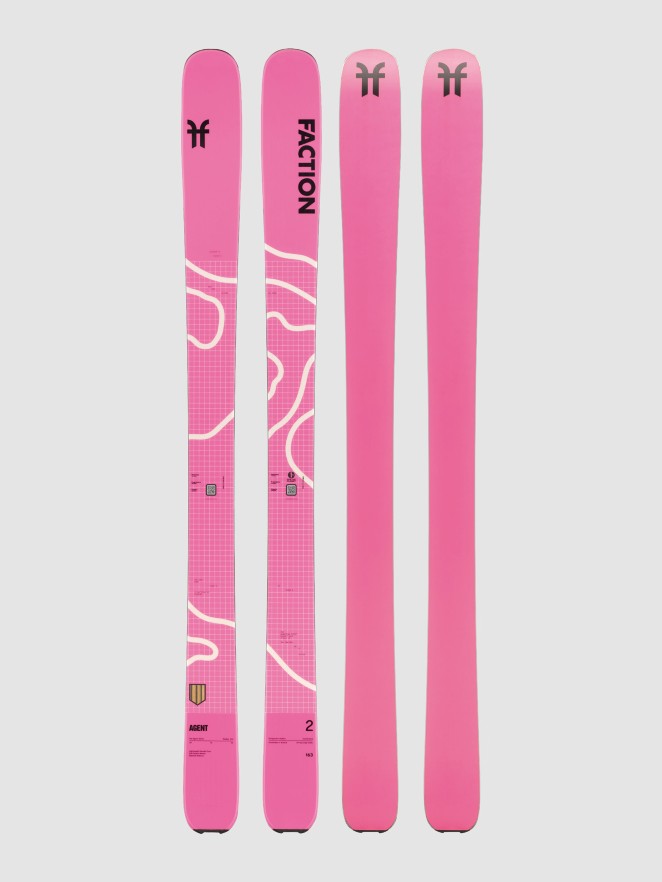 Faction Agent 2 Pink 2026 Skis