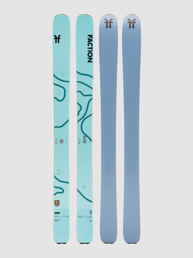 Faction Agent 3 Ice Blue 2026 Skis