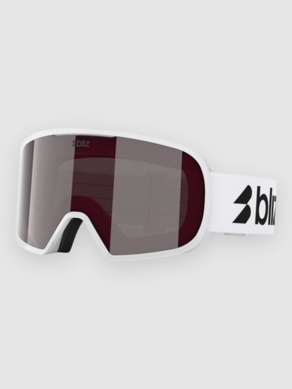 BLIZ Active Eyewear G002 Matte White Goggle pink w silver mirror