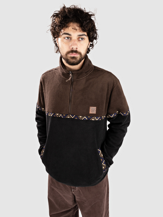 Iriedaily Monte Noe Troyer Half-Zip Fleece Sweater