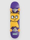 Meow Skateboards Big Cat Soft Top Purple 7'' Complete