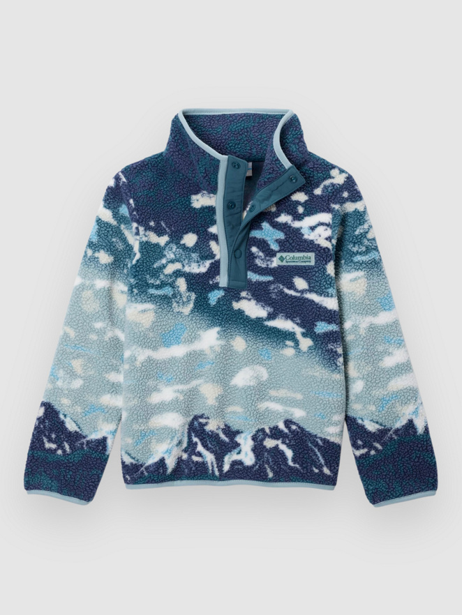 Columbia Helvetia II Printed Snap Kids Half-Zip Fleecetröja
