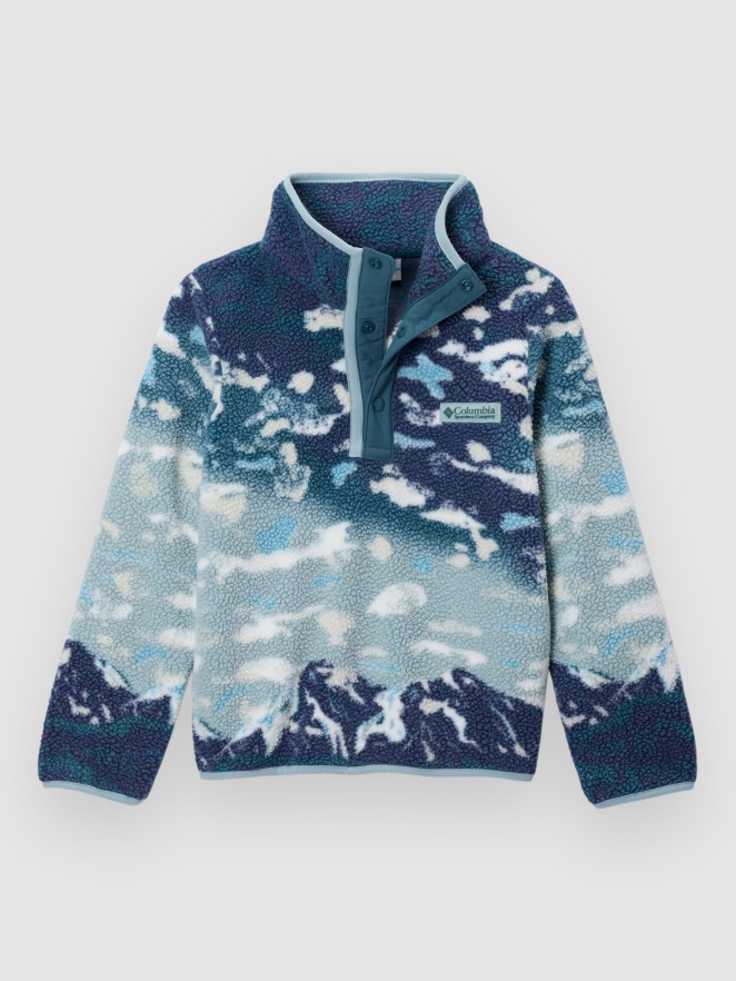 Columbia Helvetia II Printed Snap Kids Half-Zip Fleec