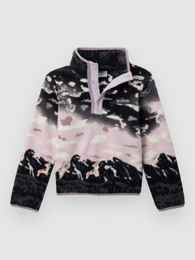 Columbia Helvetia II Printed Snap Kids Half-Zip Fleecepullover