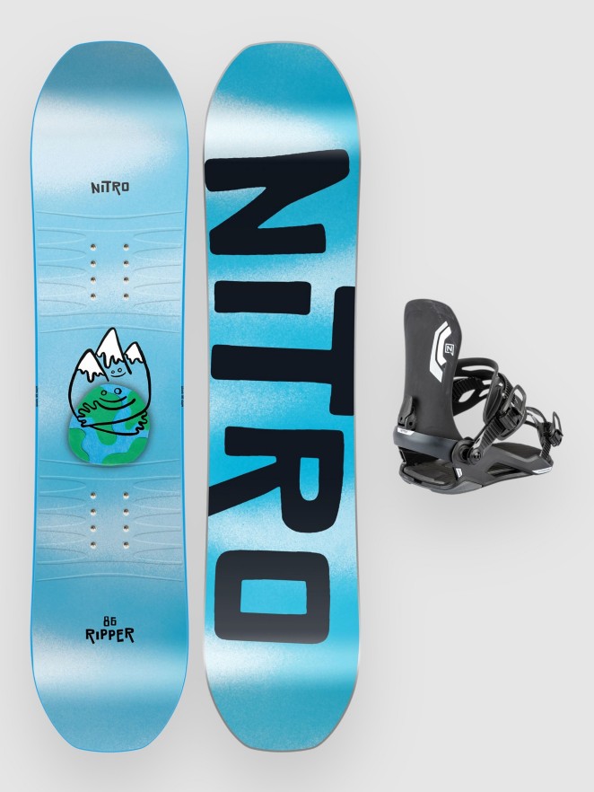 Nitro Ripper Kids + Charger Mini S 2026 Kids Conjunto Snowboard