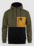 burnt olive/black