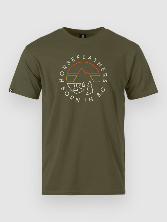 Horsefeathers Line Circle T-Shirt
