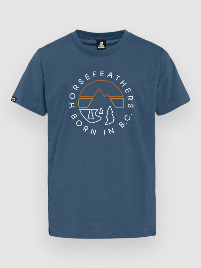 Horsefeathers Line Circle Kids T-Shirt