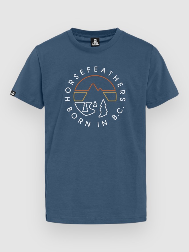 Horsefeathers Line Circle Kids T-Shirt