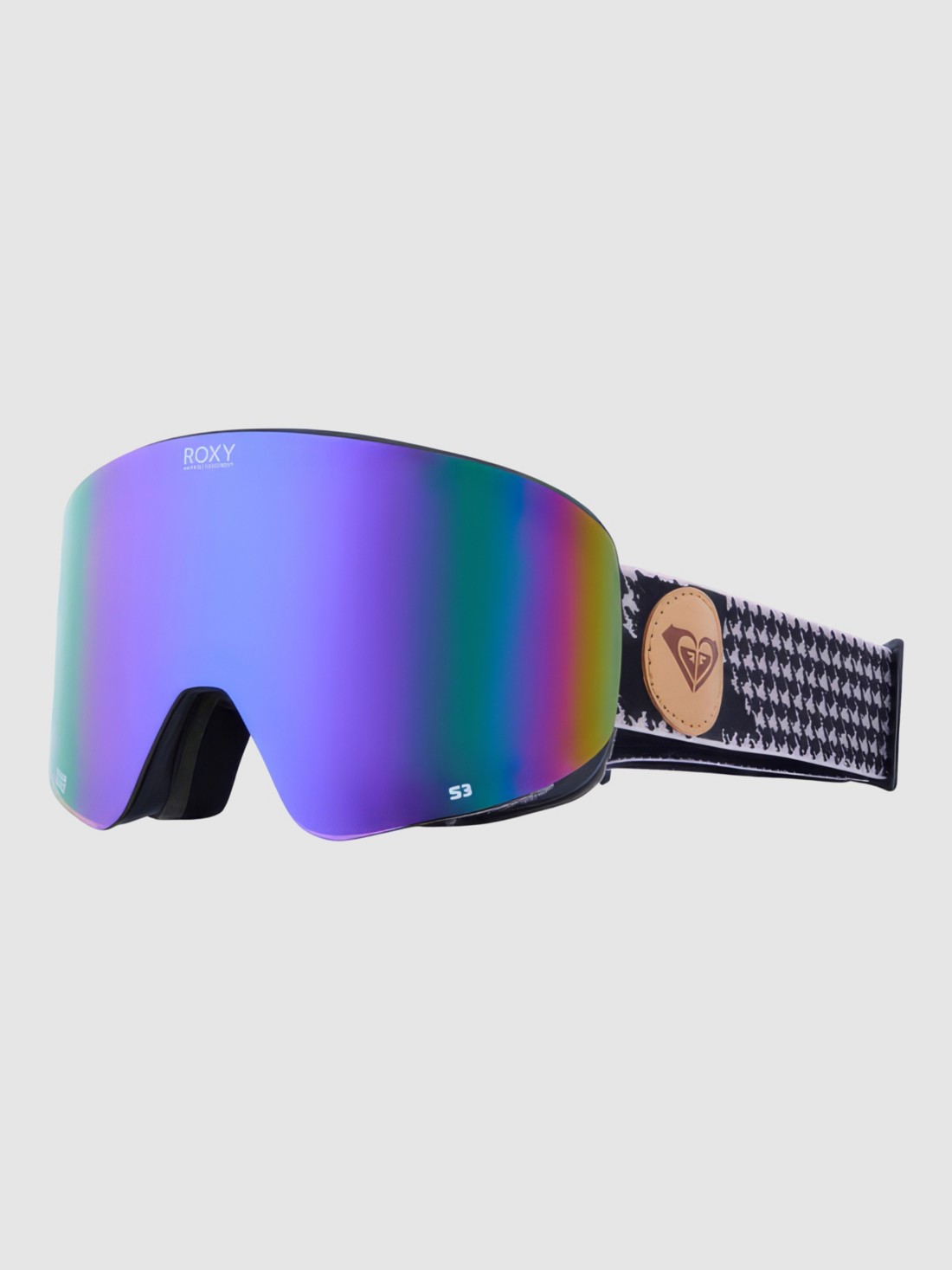Roxy Feelin Houndstooth Goggle clux ml l purp s3