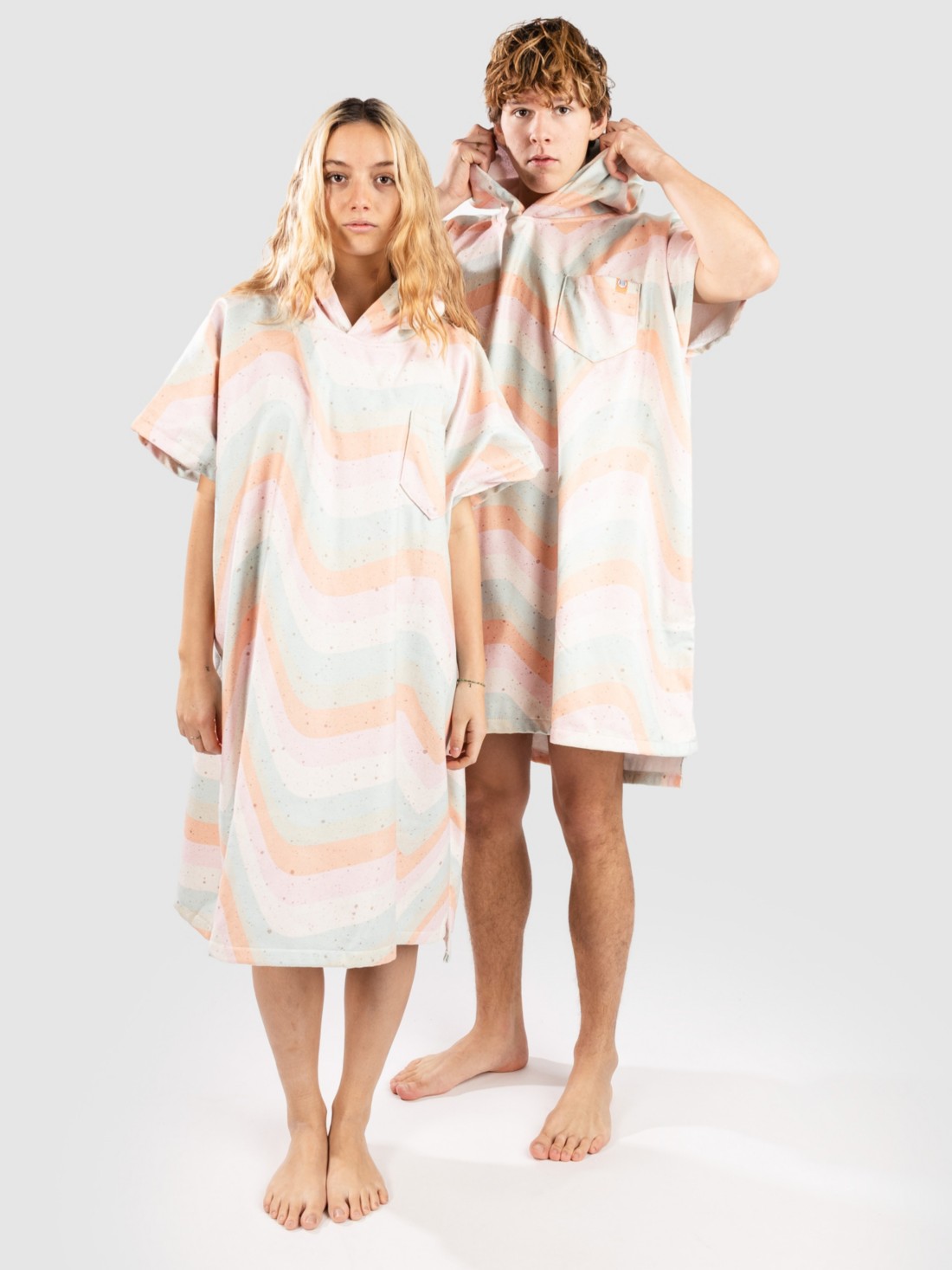 After Ripple Surf Poncho almond
