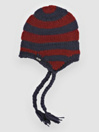Dimito Crochet Stripe Ear Flap Beanie