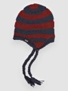 Dimito Crochet Stripe Ear Flap Beanie