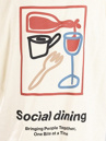 Anerkjendt Akvillads Social Print T-Shirt