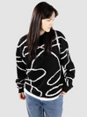 Poetic Collective Doodle Jacquard Knit Crewneck Strickpullover