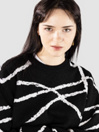 Poetic Collective Doodle Jacquard Knit Crewneck Strickpullover