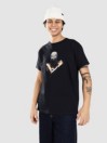 Hockey Skateboards Black Crack Camiseta