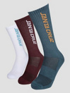 Santa Cruz Strip 3 Pack Socks