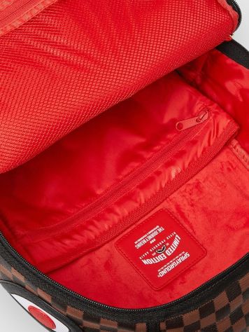 Mochila Sprayground Sawtooth Sharks In Paris - Piel Sintética, Diseño Exclusivo, 18x6x11.5 Pulgadas