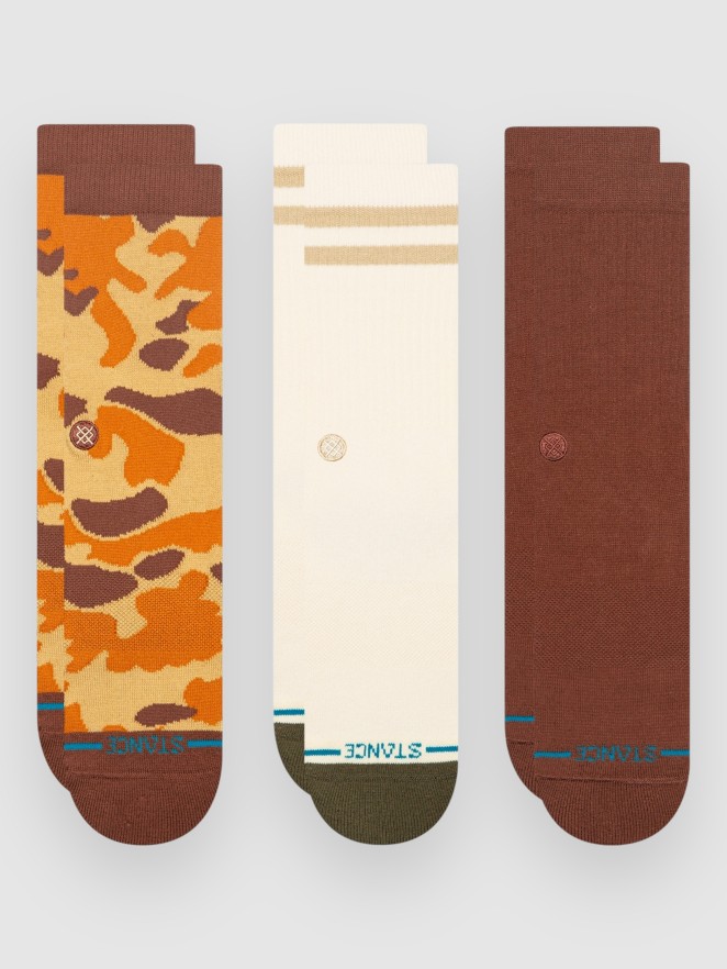 Stance Camo Crew 3 Pack Socks
