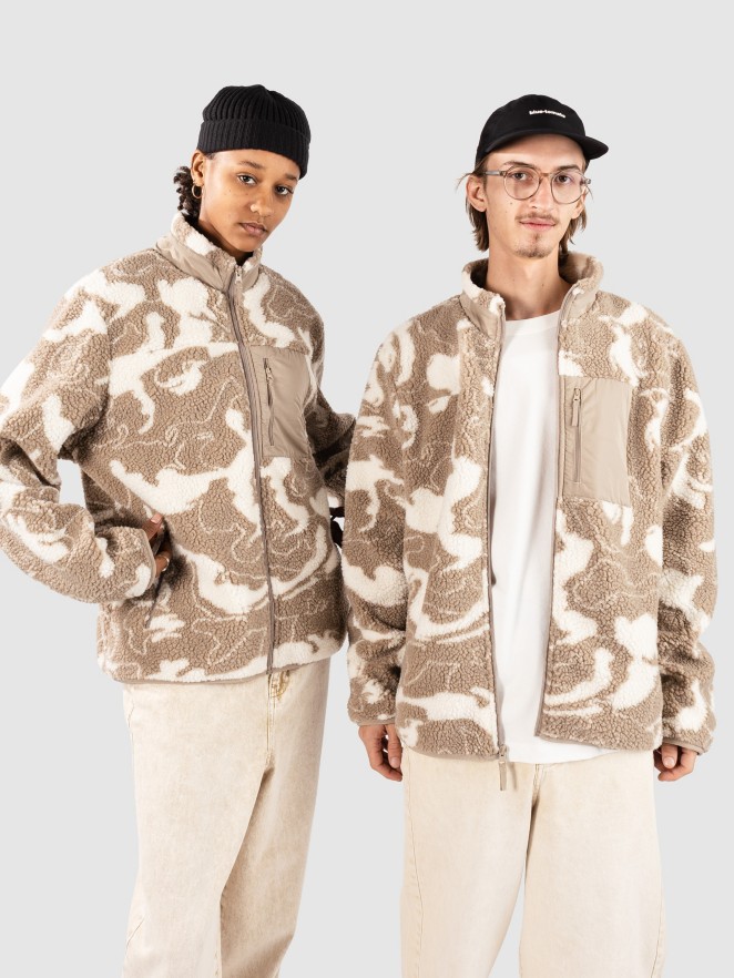 Urban Classics Pattern Teddy Track Jacket