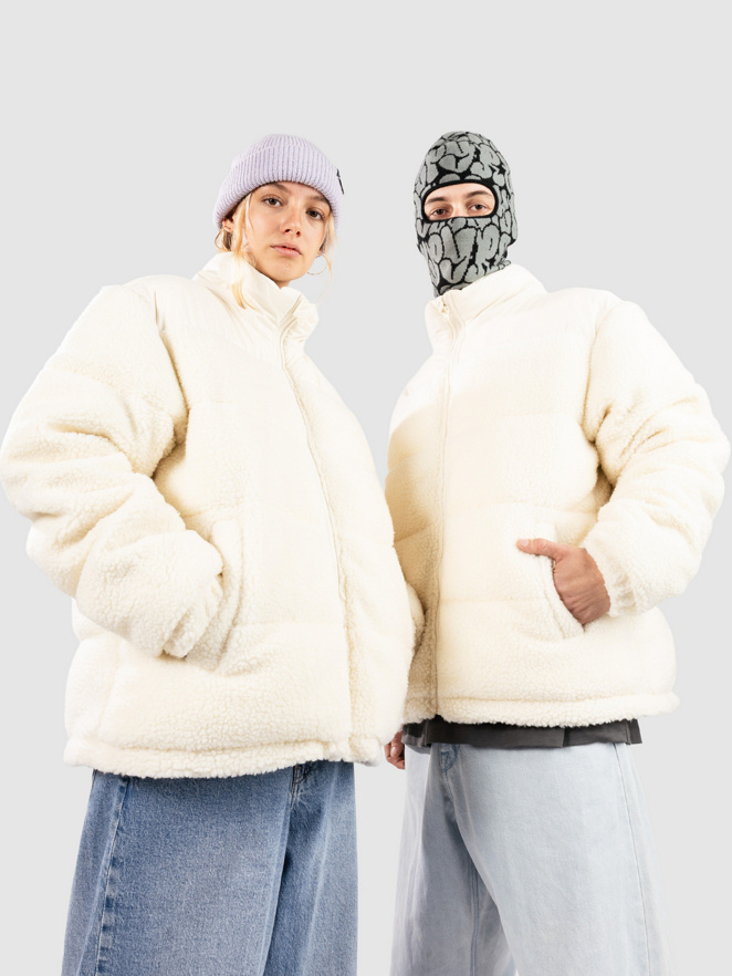 Urban Classics Fabric Mix Teddy Puffer Jacket
