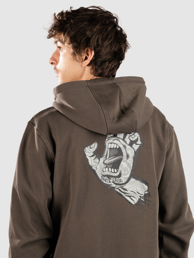 Santa Cruz Topo Hand Back Sweat à capuche zippé