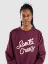 Santa Cruz Ribbon Script Front Crew Sweater