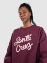 Santa Cruz Ribbon Script Front Crew Sweater