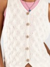 24 Colours 41285A Knitted Vest Strickpullover