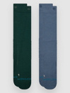 Stance Solid Mid Poly Snow 2 Pack Tech Socks