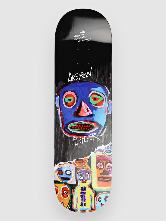 Arbor Greyson Faces 8.875″ Skateboard Deck