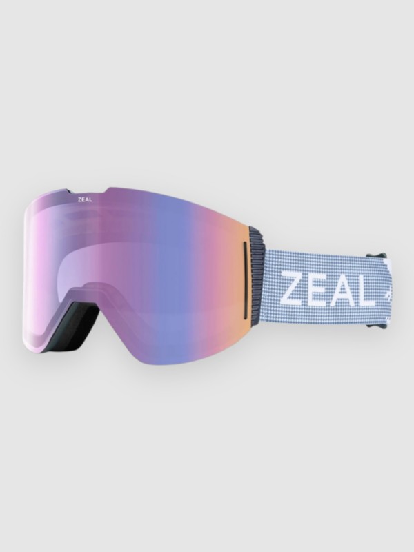 Zeal Optics Lookout Houndstooth Goggle sky blue mirror