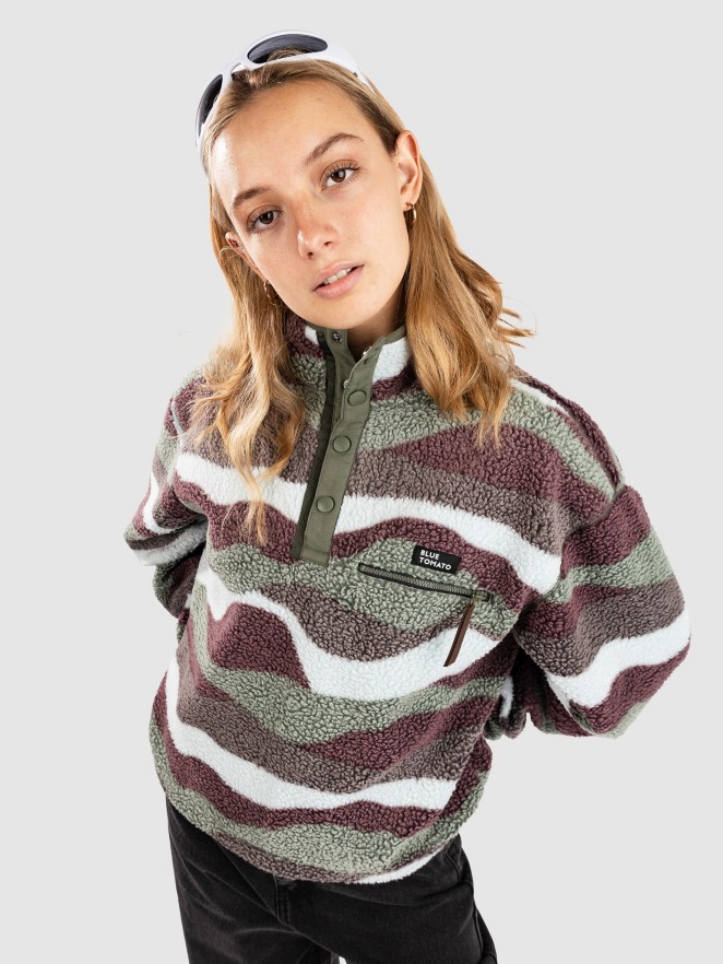 Blue Tomato Wavy Polar Teddy Fleece Jacket