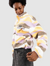 Blue Tomato Wavy Polar Teddy Half-Zip Fleece Sweater