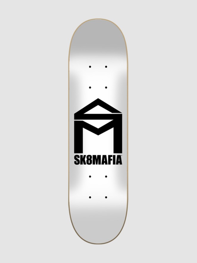 SK8 Mafia House Logo White 6.0″X23.5″ Micro Skateboard
