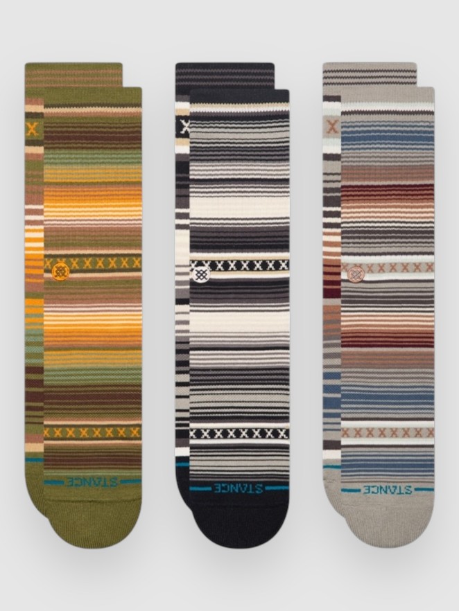 Stance Curren 3 Pack Socken