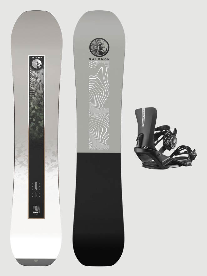Salomon Sight+Rythm Black 2026 Set da Snowboard