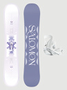 Salomon Lotus+Spell White S 2026 Snowboard Set
