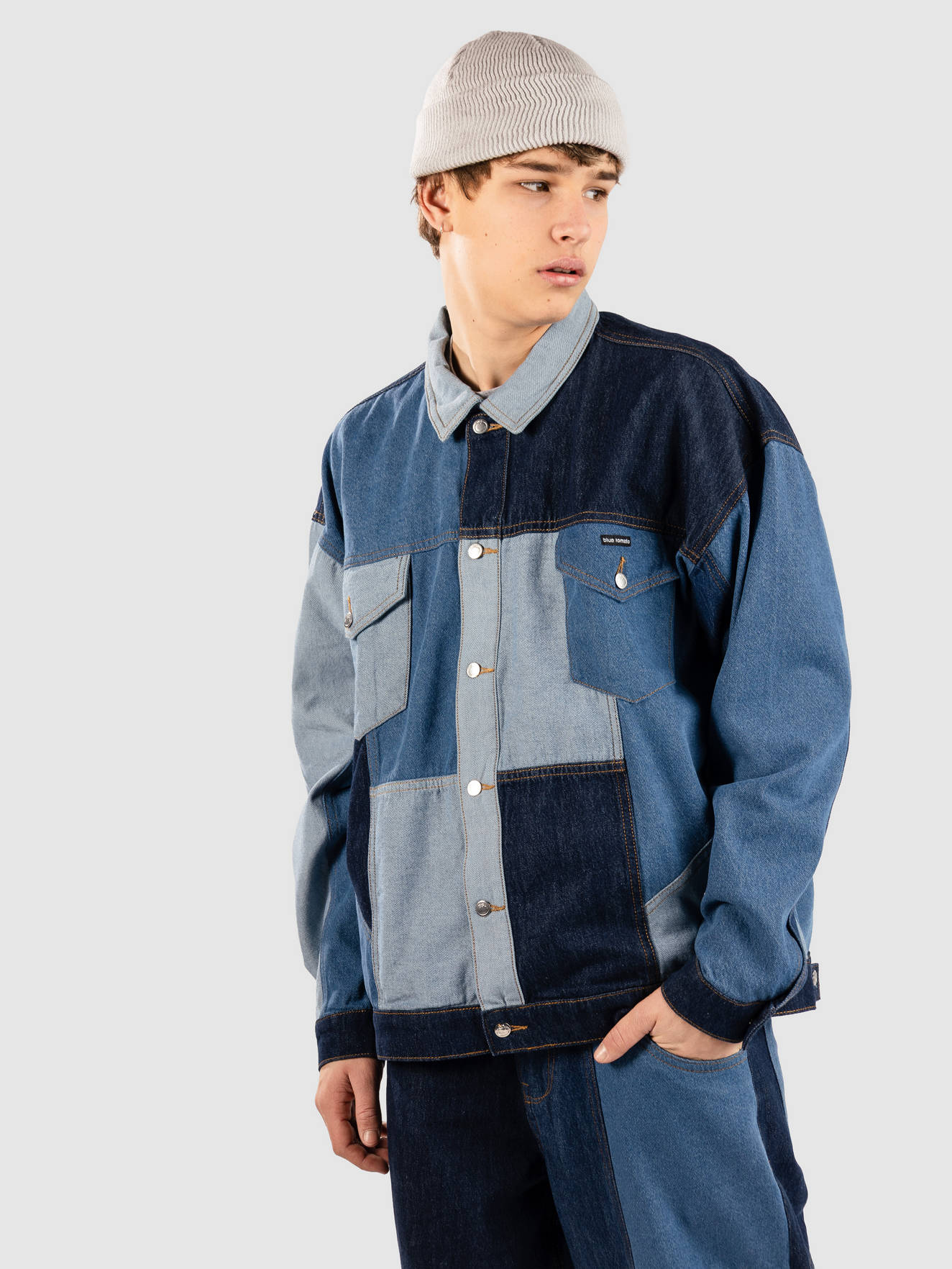 Blue Tomato Denim Patchwork Jacket