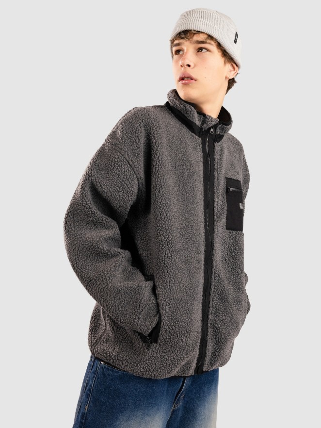 Blue Tomato Full Open Solid Fleece Jacket