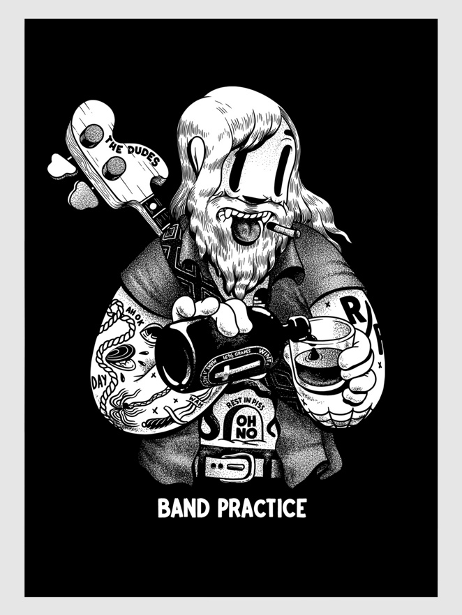 The Dudes Band Practice Unlimited Print Book